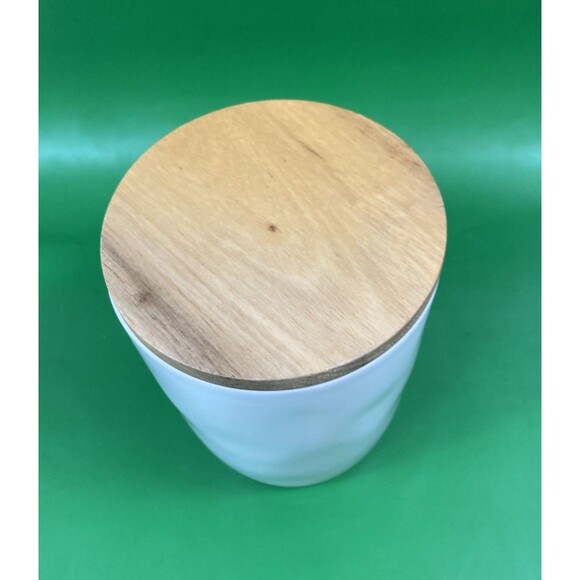 Rae Dunn Artisan Collection STORE Canister with Wooden Lid - Ceramic - Picture 3 of 10